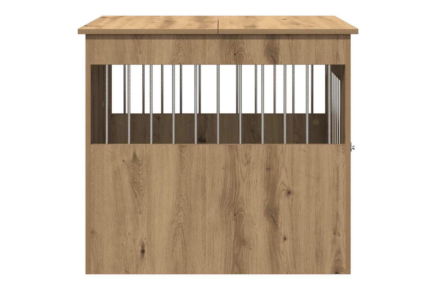 Vidaxl Dog Crate Furniture Artisan Oak 645x80x71 Cm Engineered Wood-6