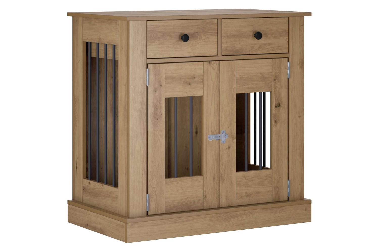 Vidaxl Dog Crate Furniture Artisan Oak 80 X 475 X 80 Cm-2