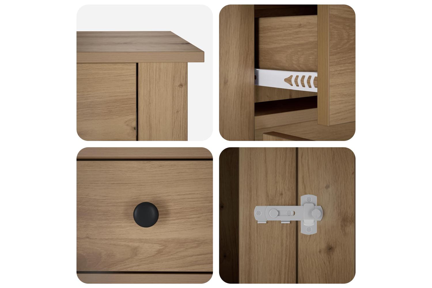 Vidaxl Dog Crate Furniture Artisan Oak 80 X 475 X 80 Cm-7