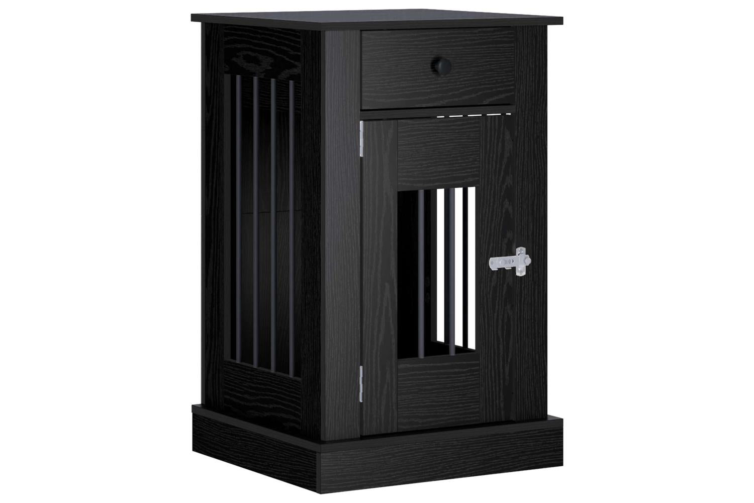 Vidaxl Dog Crate Furniture Black Oak 50 X 475 X 80 Cm Engineered Wood