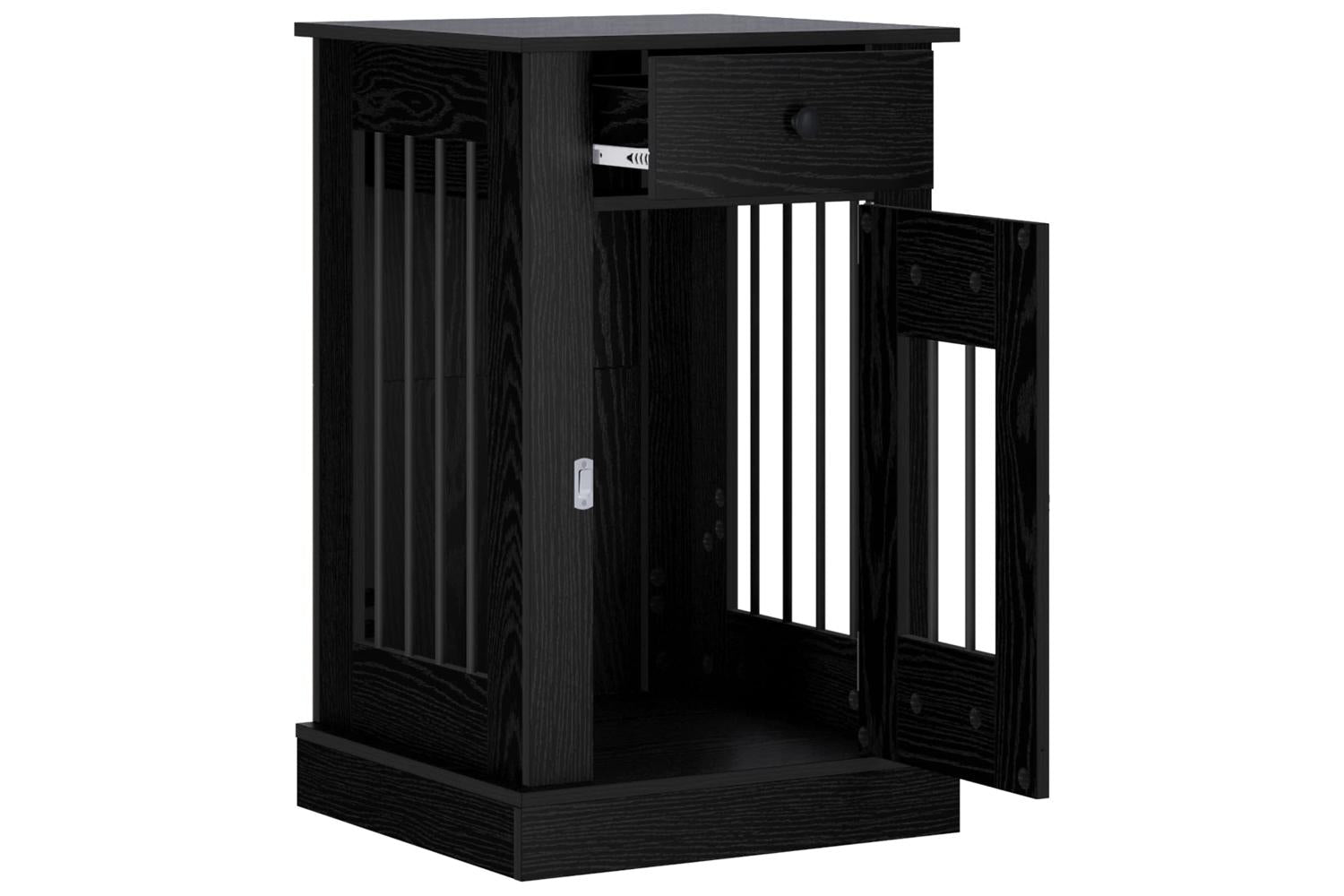 Vidaxl Dog Crate Furniture Black Oak 50 X 475 X 80 Cm Engineered Wood-3