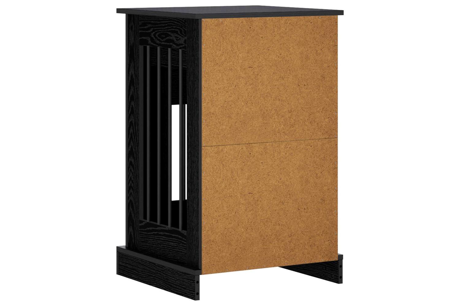 Vidaxl Dog Crate Furniture Black Oak 50 X 475 X 80 Cm Engineered Wood-6