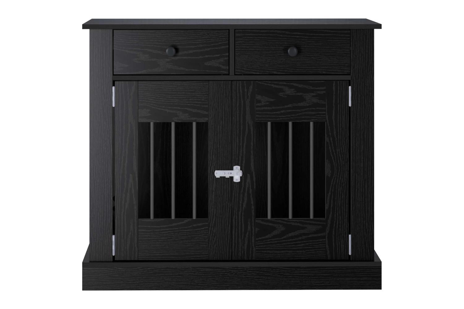 Vidaxl Dog Crate Furniture Black Oak 90 X 475 X 80 Cm Engineered Wood-4