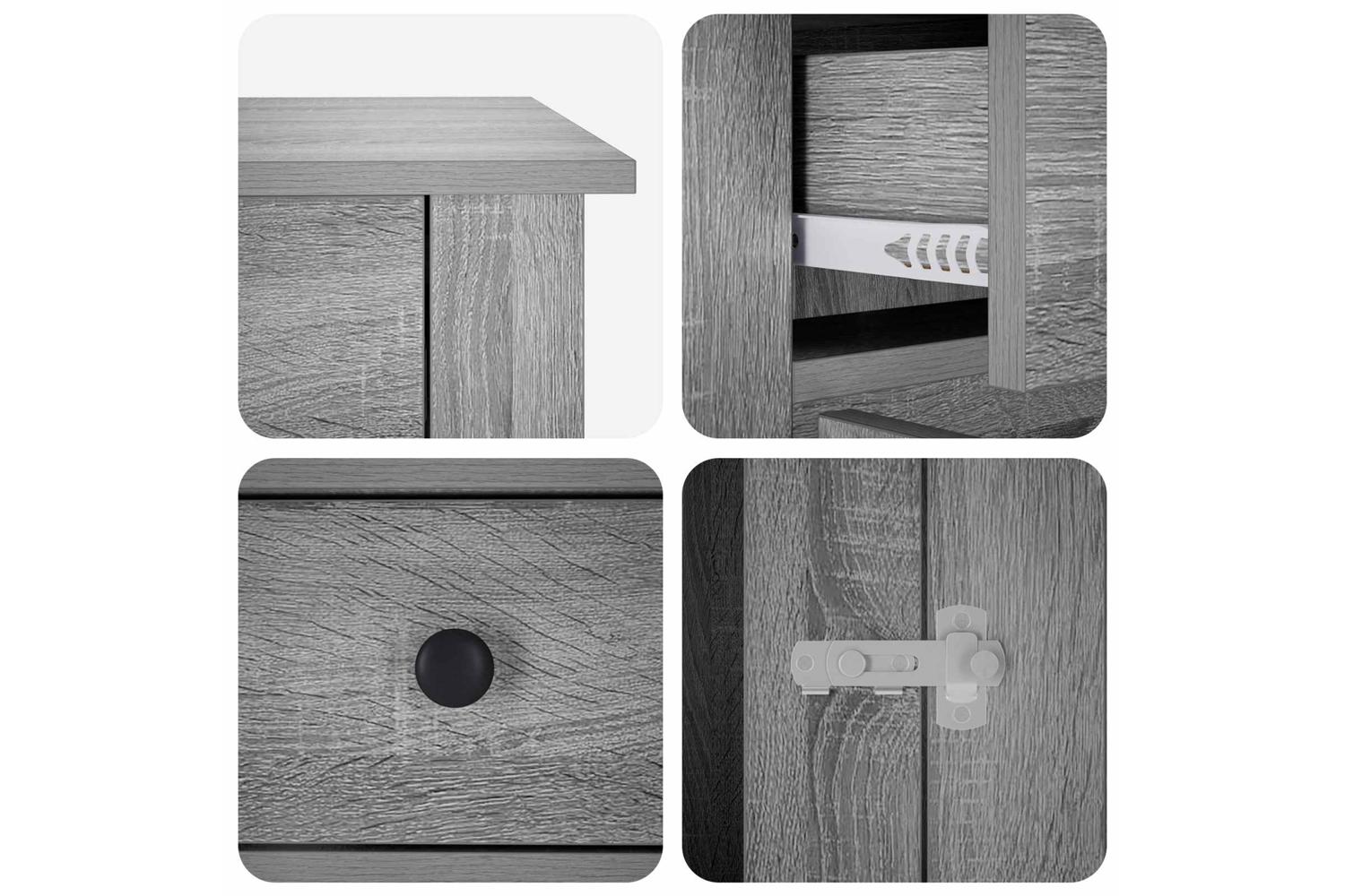 Vidaxl Dog Crate Furniture Grey Sonoma 50 X 475 X 80 Cm-7