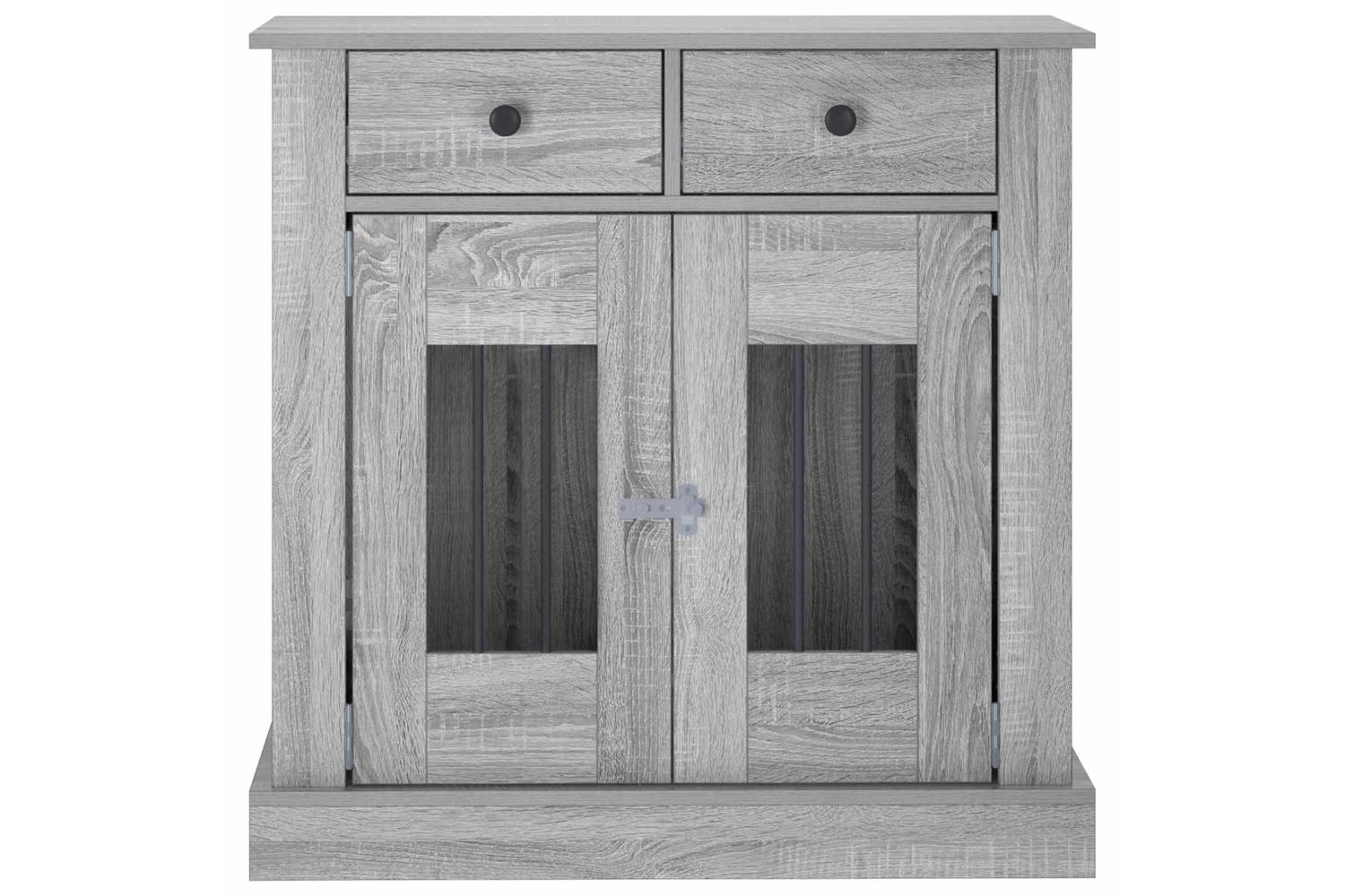 Vidaxl Dog Crate Furniture Grey Sonoma 80 X 475 X 80 Cm-4