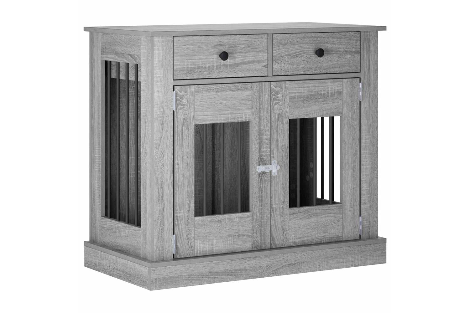 Vidaxl Dog Crate Furniture Grey Sonoma 90 X 475 X 80 Cm