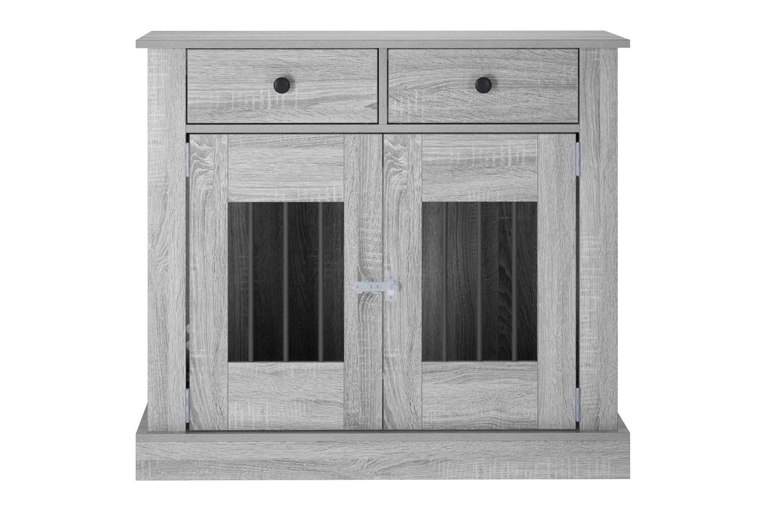 Vidaxl Dog Crate Furniture Grey Sonoma 90 X 475 X 80 Cm-4