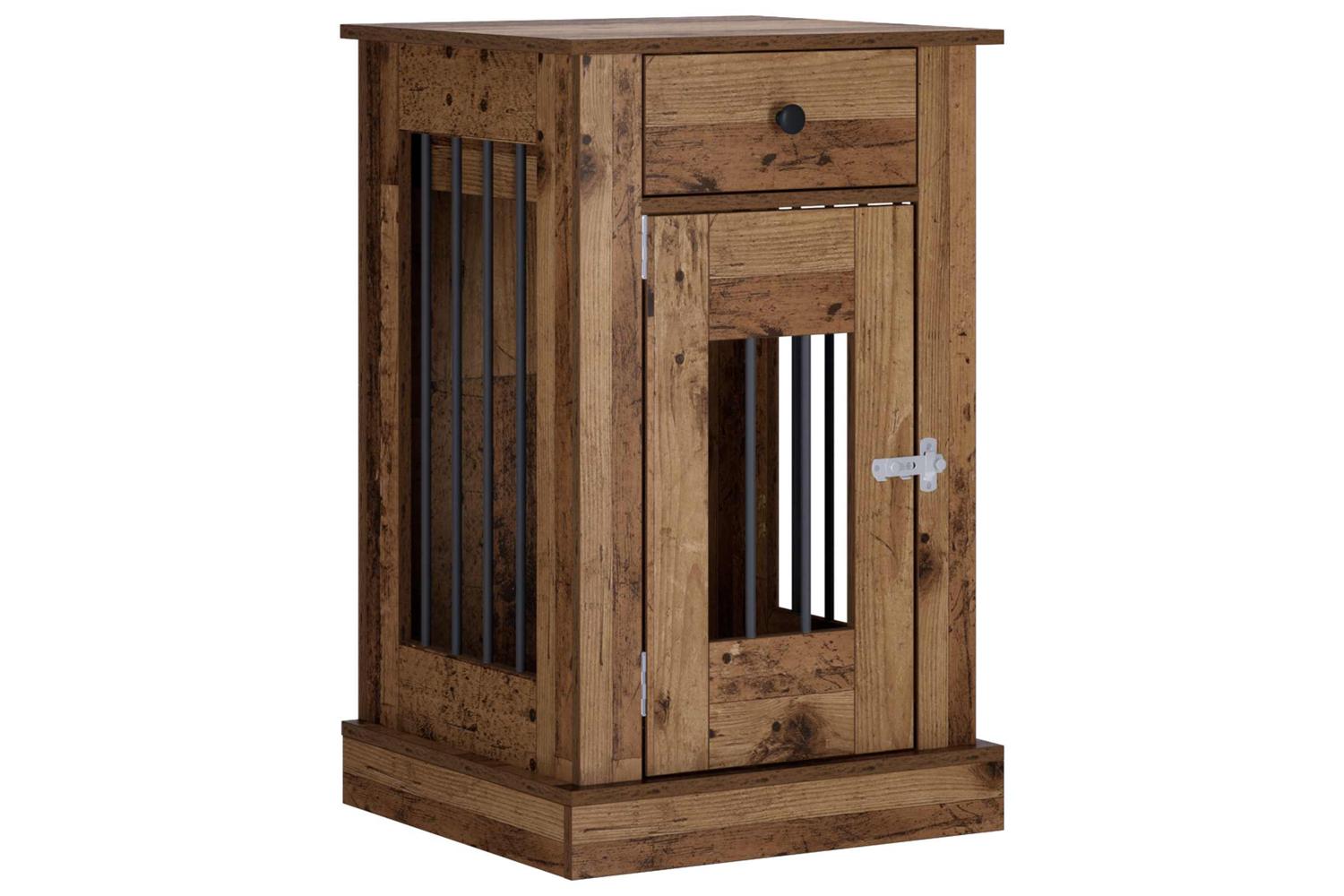 Vidaxl Dog Crate Furniture Old Wood 50 X 475 X 80 Cm Engineered Wood