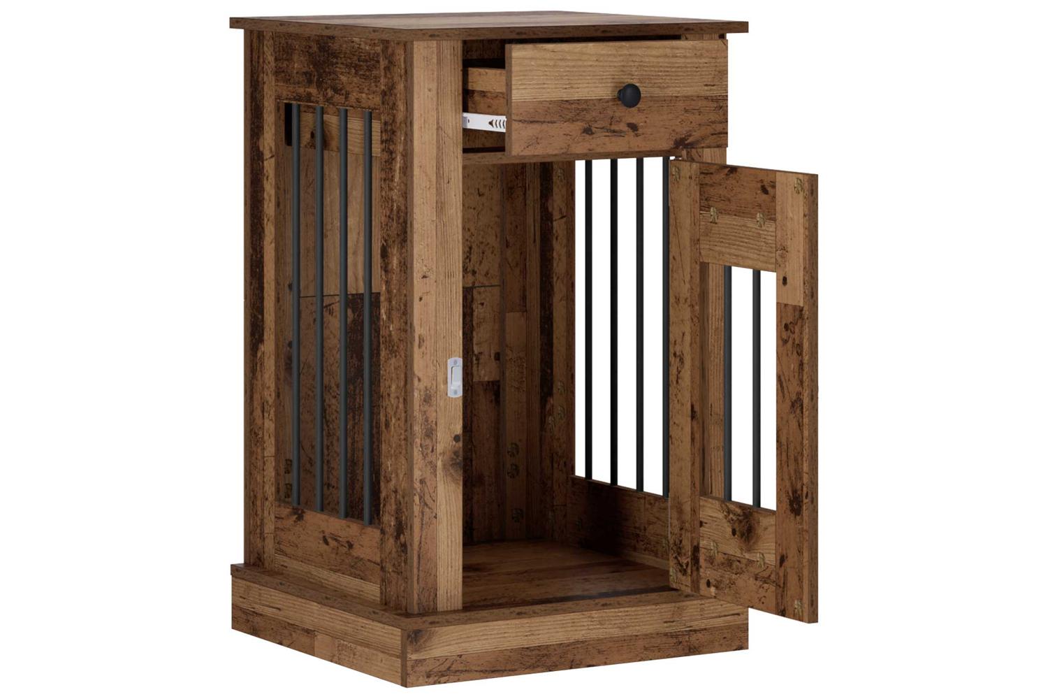 Vidaxl Dog Crate Furniture Old Wood 50 X 475 X 80 Cm Engineered Wood-3