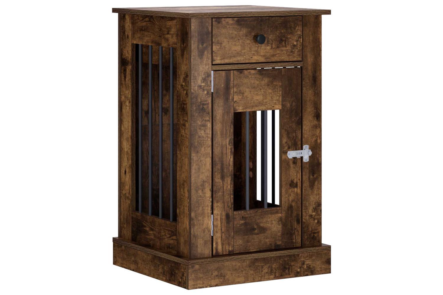 Vidaxl Dog Crate Furniture Smoked Oak 50 X 475 X 80 Cm