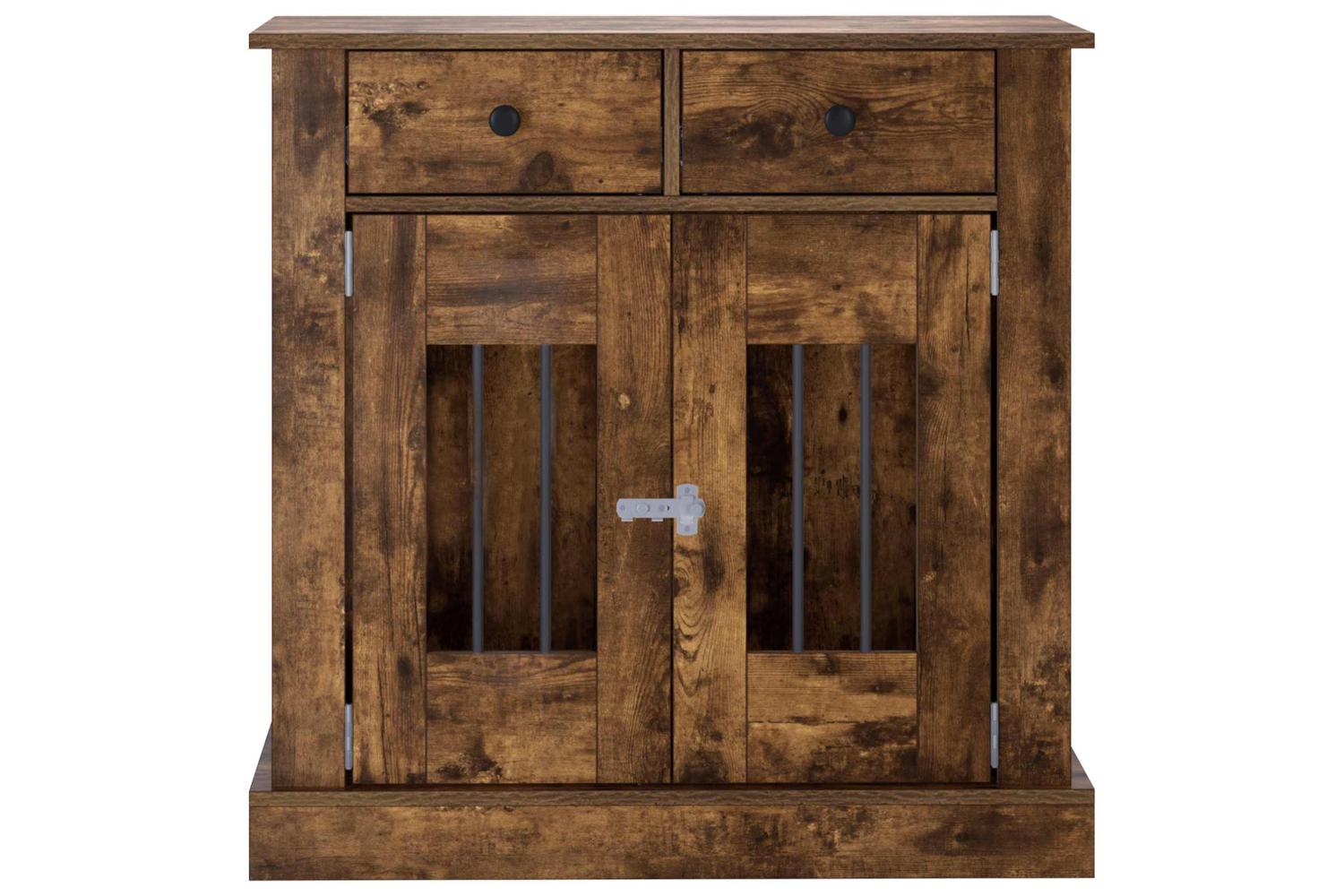 Vidaxl Dog Crate Furniture Smoked Oak 80 X 475 X 80 Cm-4