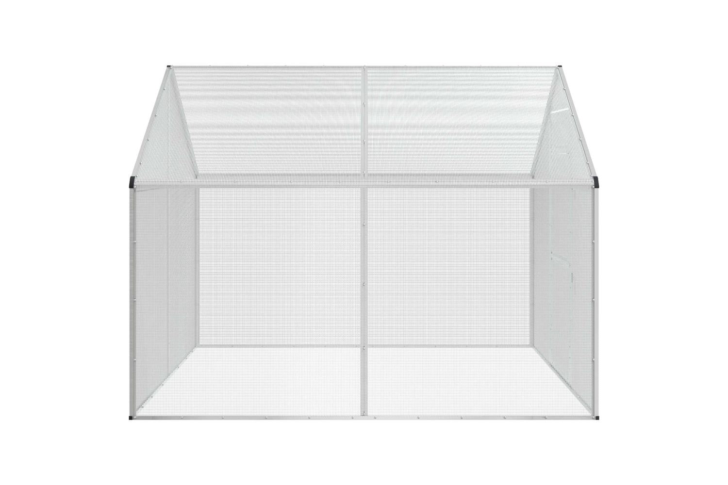 Vidaxl Bird Cage Silver 1815 X 221 X 1735 Cm-5