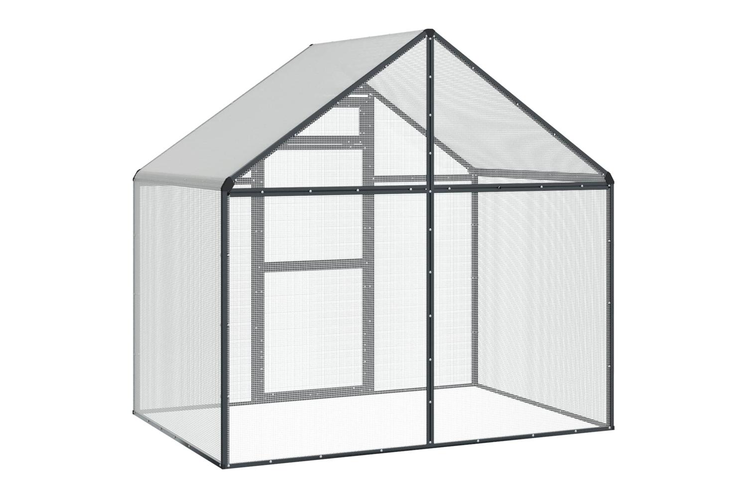 Vidaxl Bird Cage Anthracite 1815 X 112 X 1735 Cm-6
