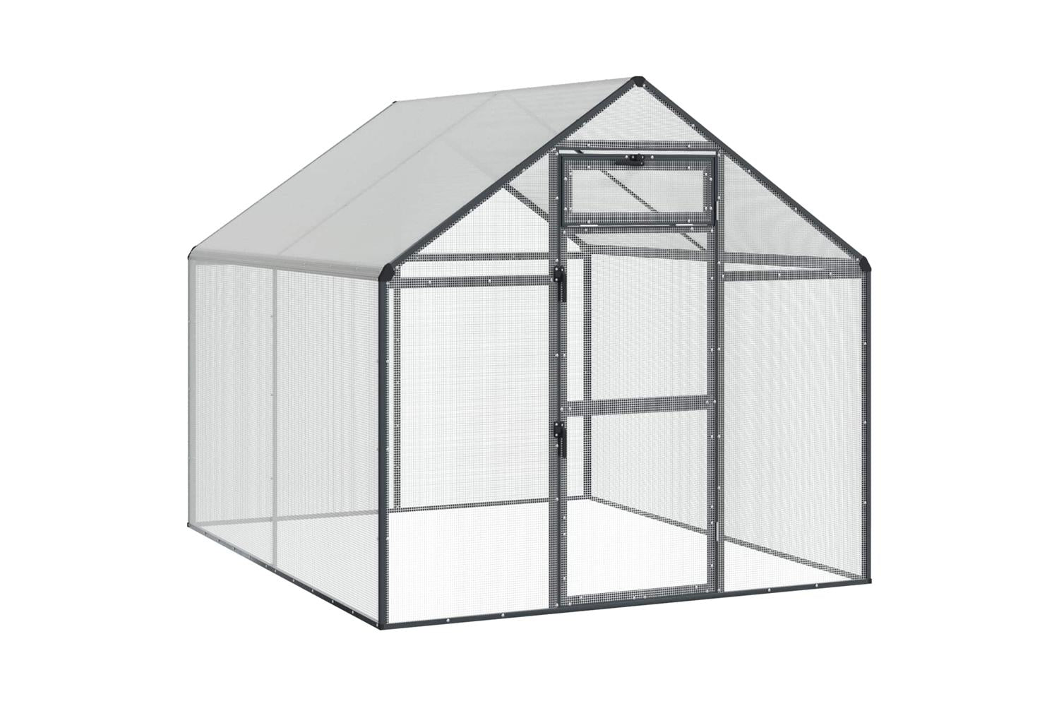 Vidaxl Bird Cage Anthracite 1815 X 221 X 1735 Cm-2