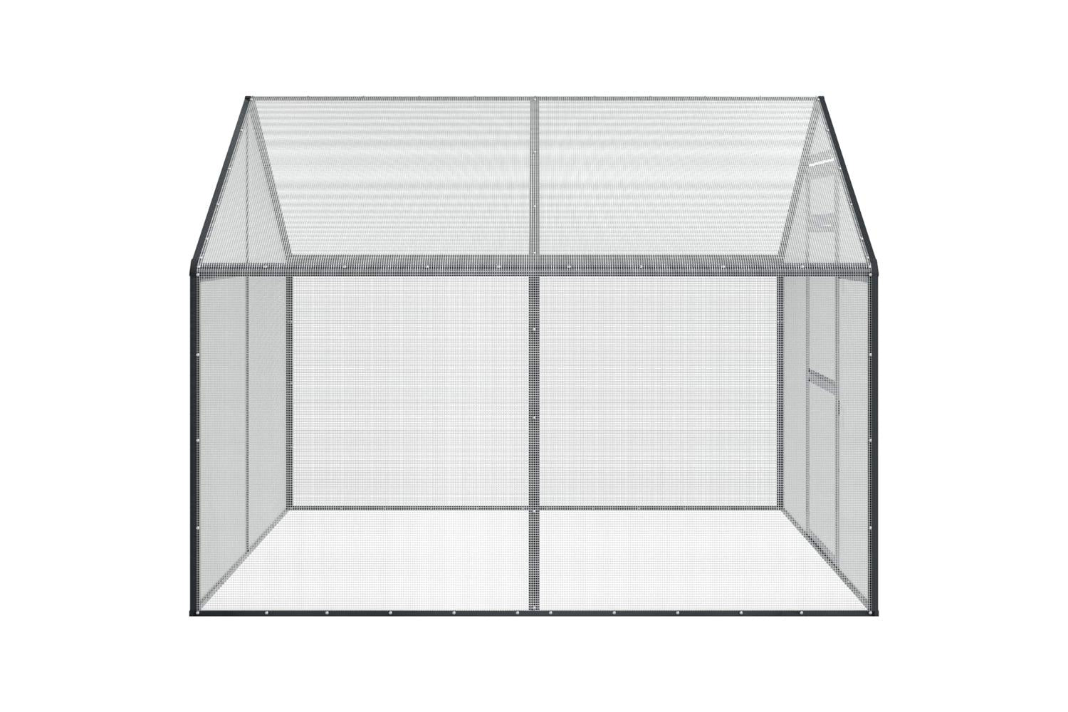 Vidaxl Bird Cage Anthracite 1815 X 221 X 1735 Cm-5