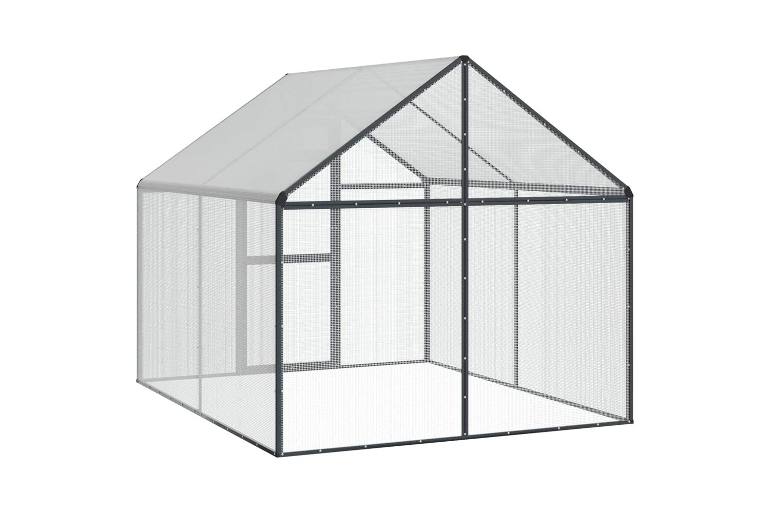Vidaxl Bird Cage Anthracite 1815 X 221 X 1735 Cm-6