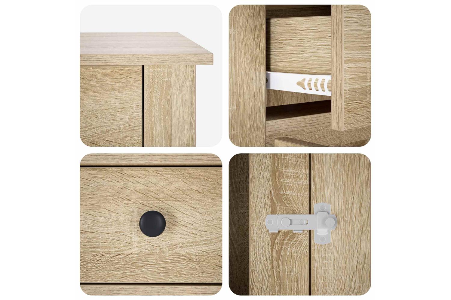 Vidaxl Dog Crate Furniture Sonoma Oak 50 X 475 X 80 Cm-7