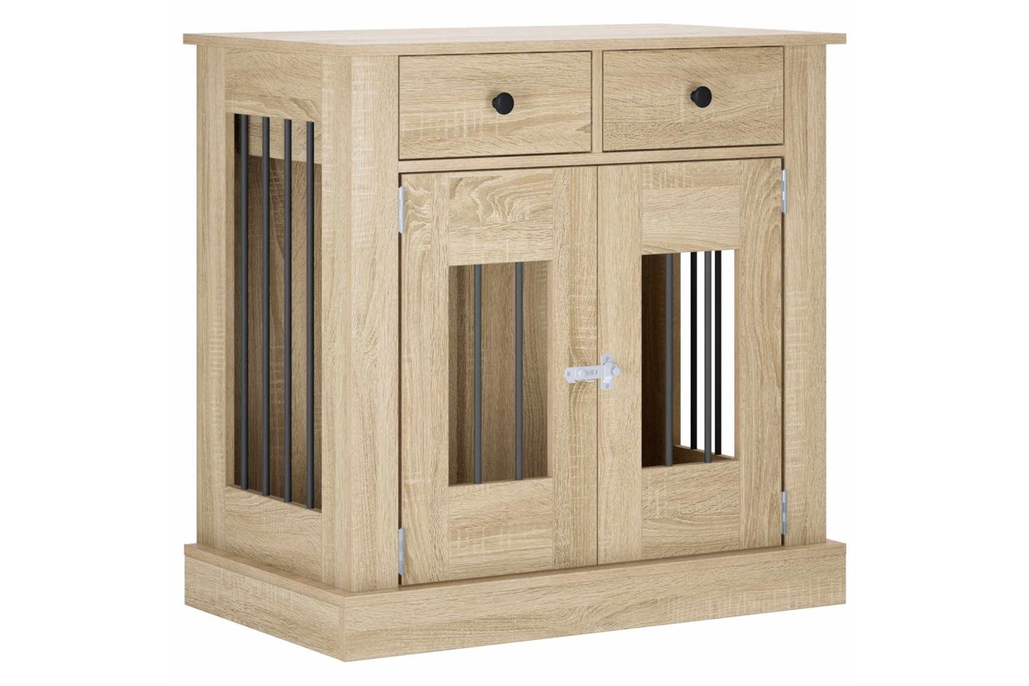 Vidaxl Dog Crate Furniture Sonoma Oak 80 X 475 X 80 Cm