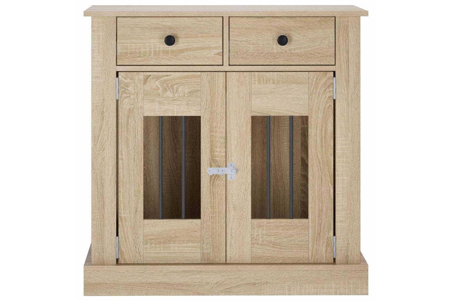 Vidaxl Dog Crate Furniture Sonoma Oak 80 X 475 X 80 Cm-4