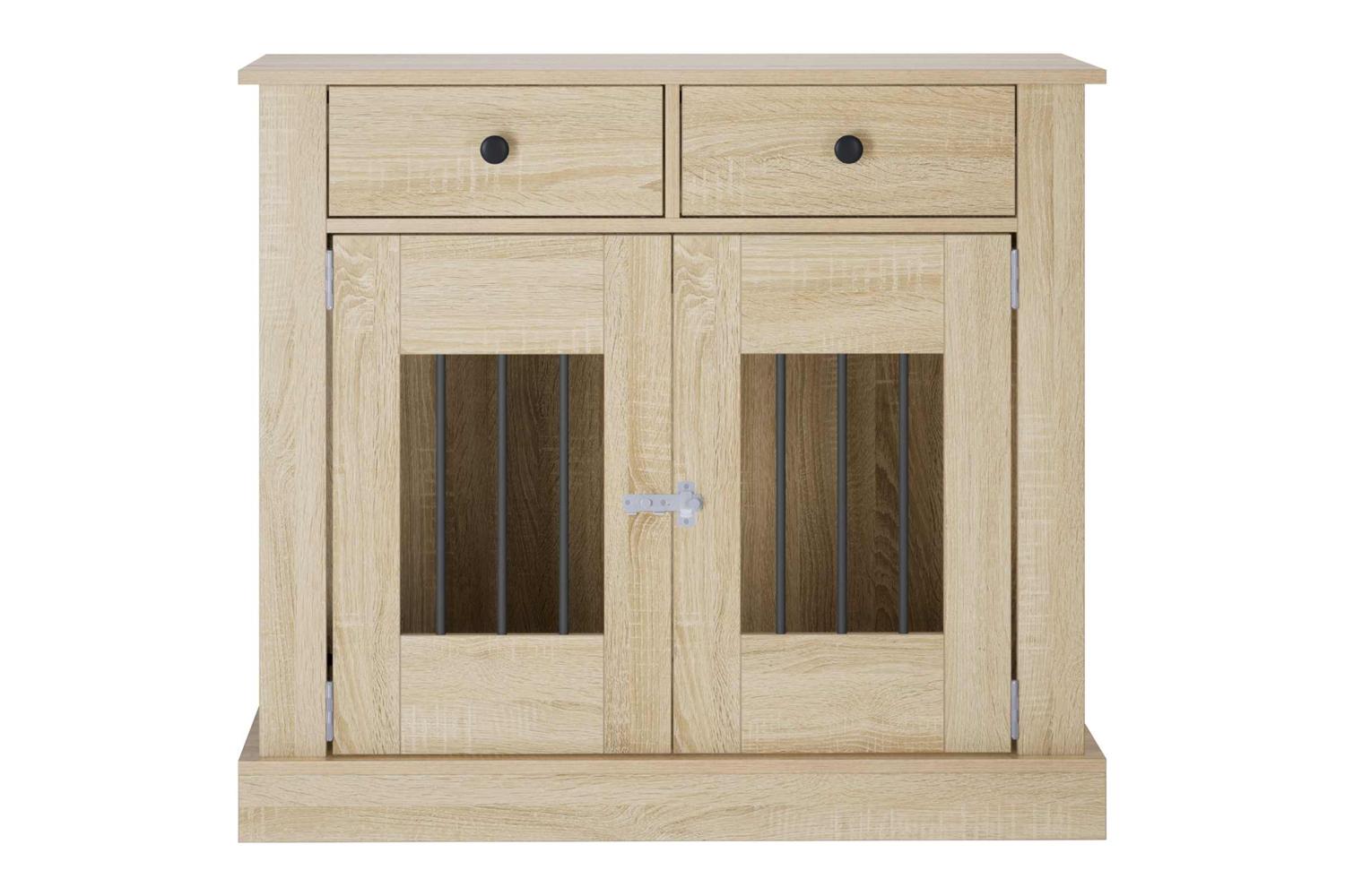 Vidaxl Dog Crate Furniture Sonoma Oak 90 X 475 X 80 Cm-4