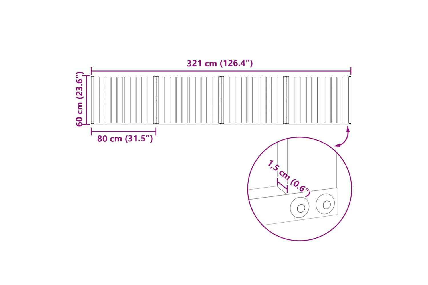 Vidaxl Dog Gate 4 Pcs Black 80 X 60 Cm Galvanised Steel-10