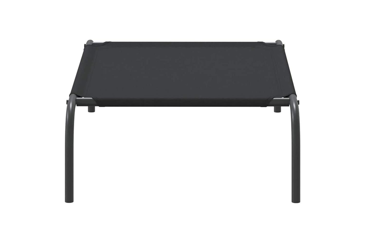 Vidaxl Elevated Dog Bed Black 90x50x20 Cm Oxford Fabric And Steel-5