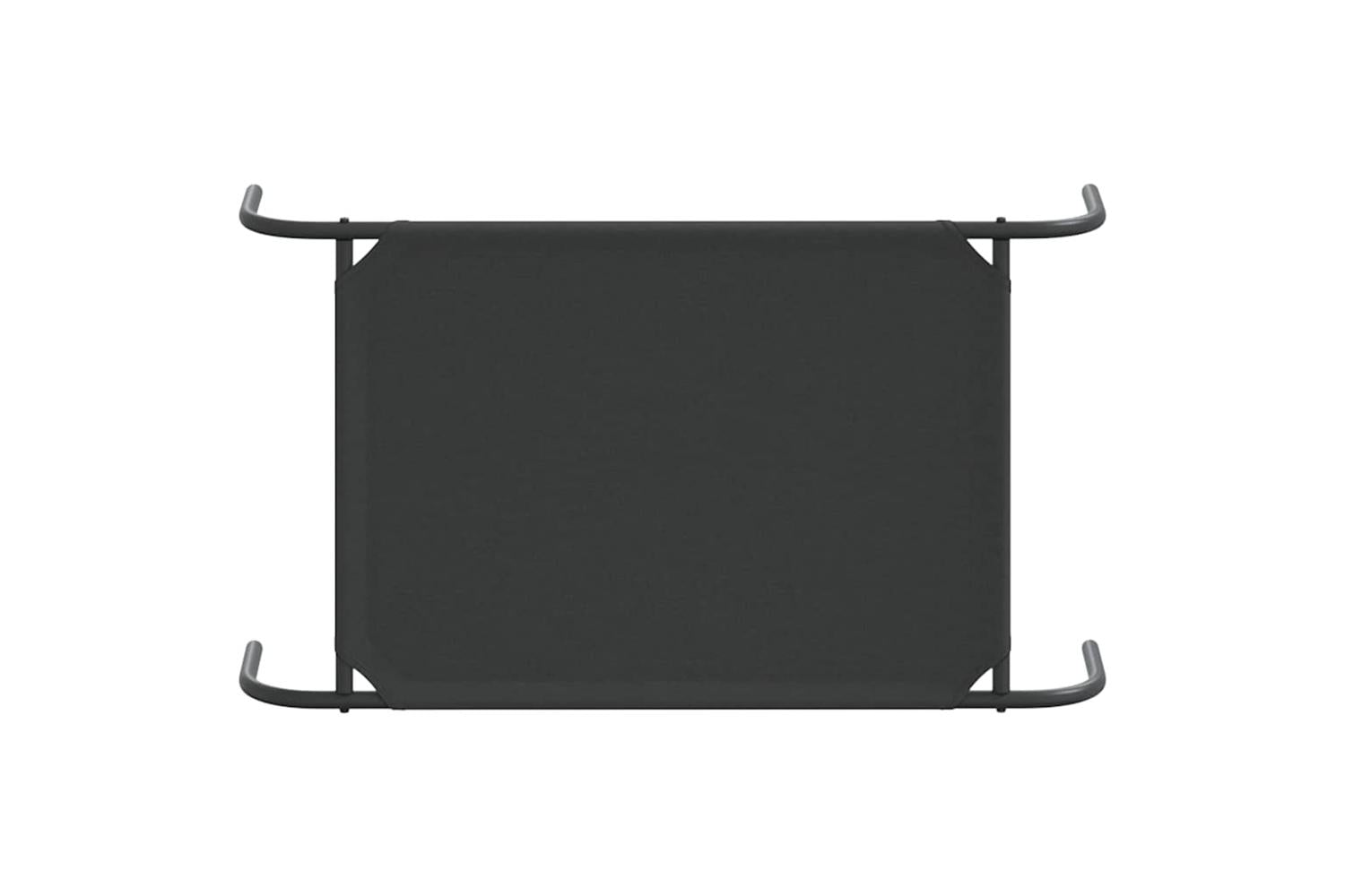Vidaxl Elevated Dog Bed Black 90x50x20 Cm Oxford Fabric And Steel-6