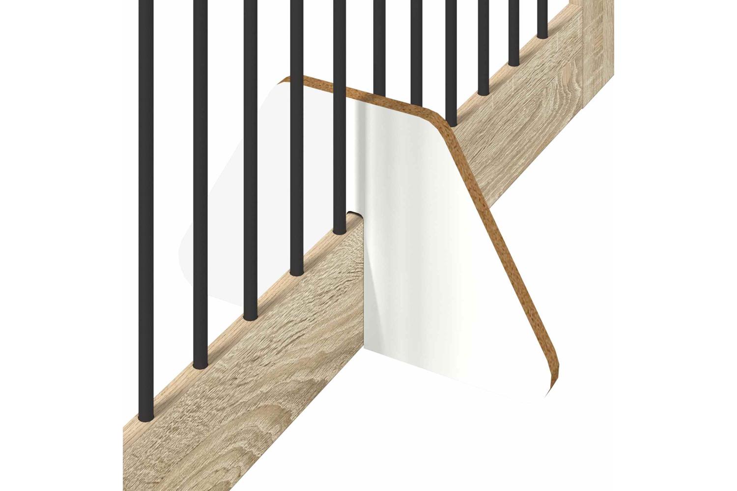 Vidaxl Foldable Dog Gate With Stands 2 Pcs Sonoma Oak 2005 Cm-6