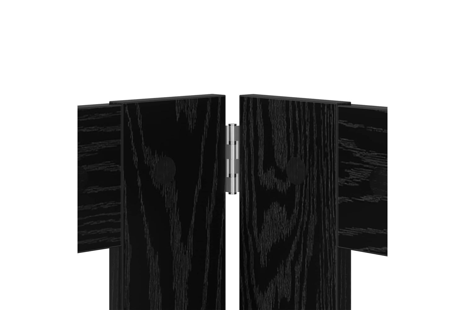 Vidaxl Foldable Dog Gate With Stands 6 Pcs Black Oak 482 Cm-4