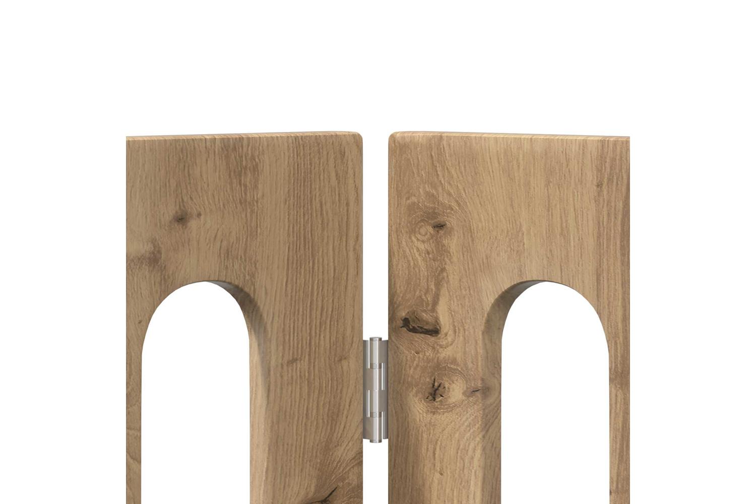 Vidaxl Folding Pet Fence 2 Pcs Artisan Oak 1005 X 38 X 70 Cm-5