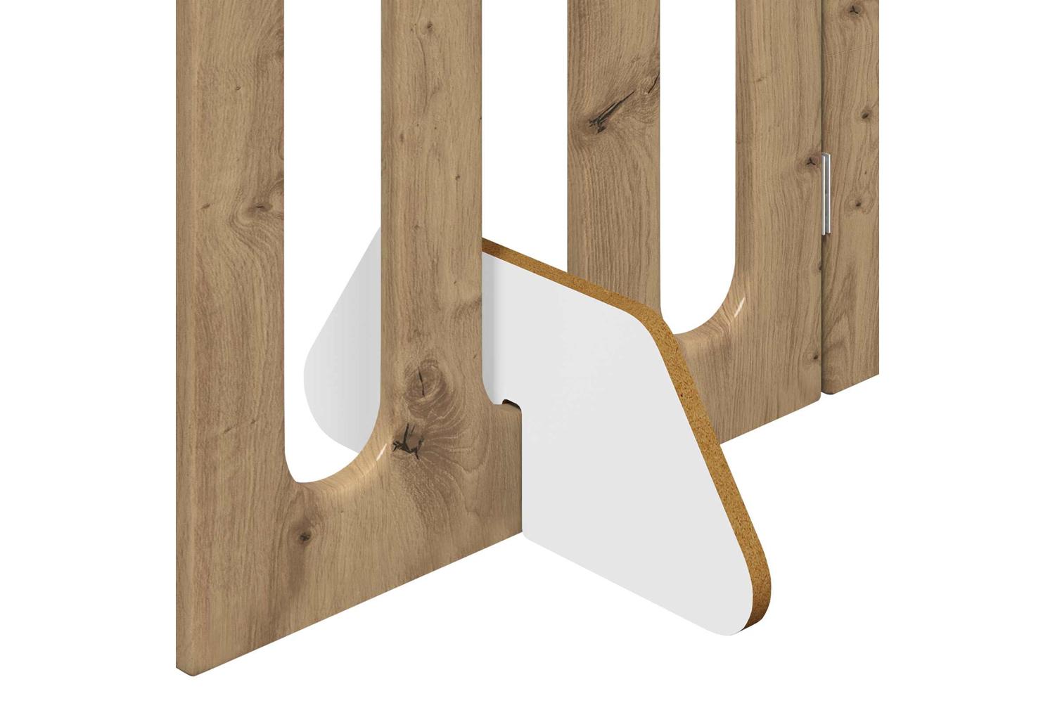 Vidaxl Folding Pet Fence 2 Pcs Artisan Oak 1005 X 38 X 70 Cm-6