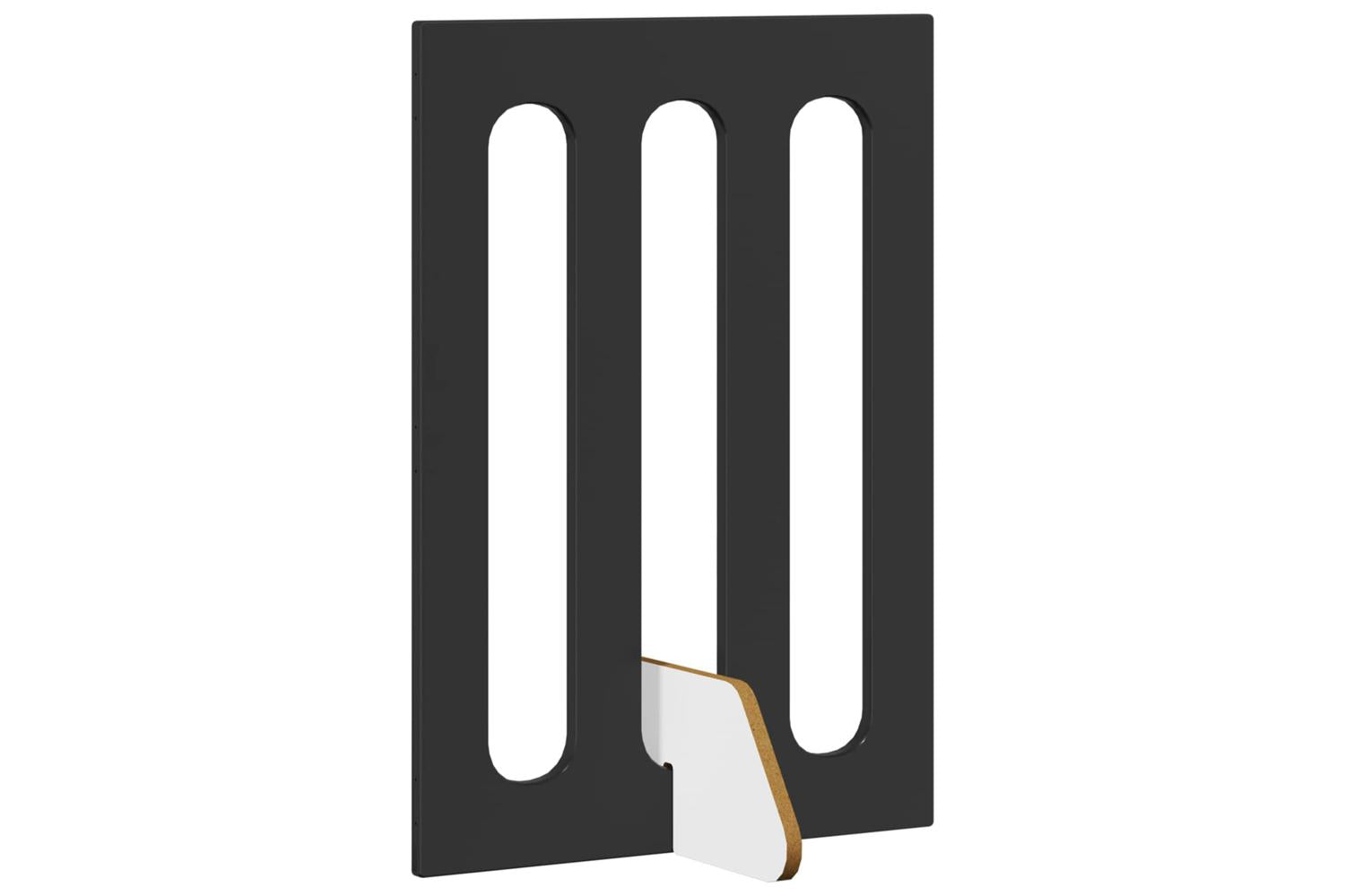 Vidaxl Folding Pet Fence 2 Pcs Black Oak 1005 X 38 X 70 Cm-4