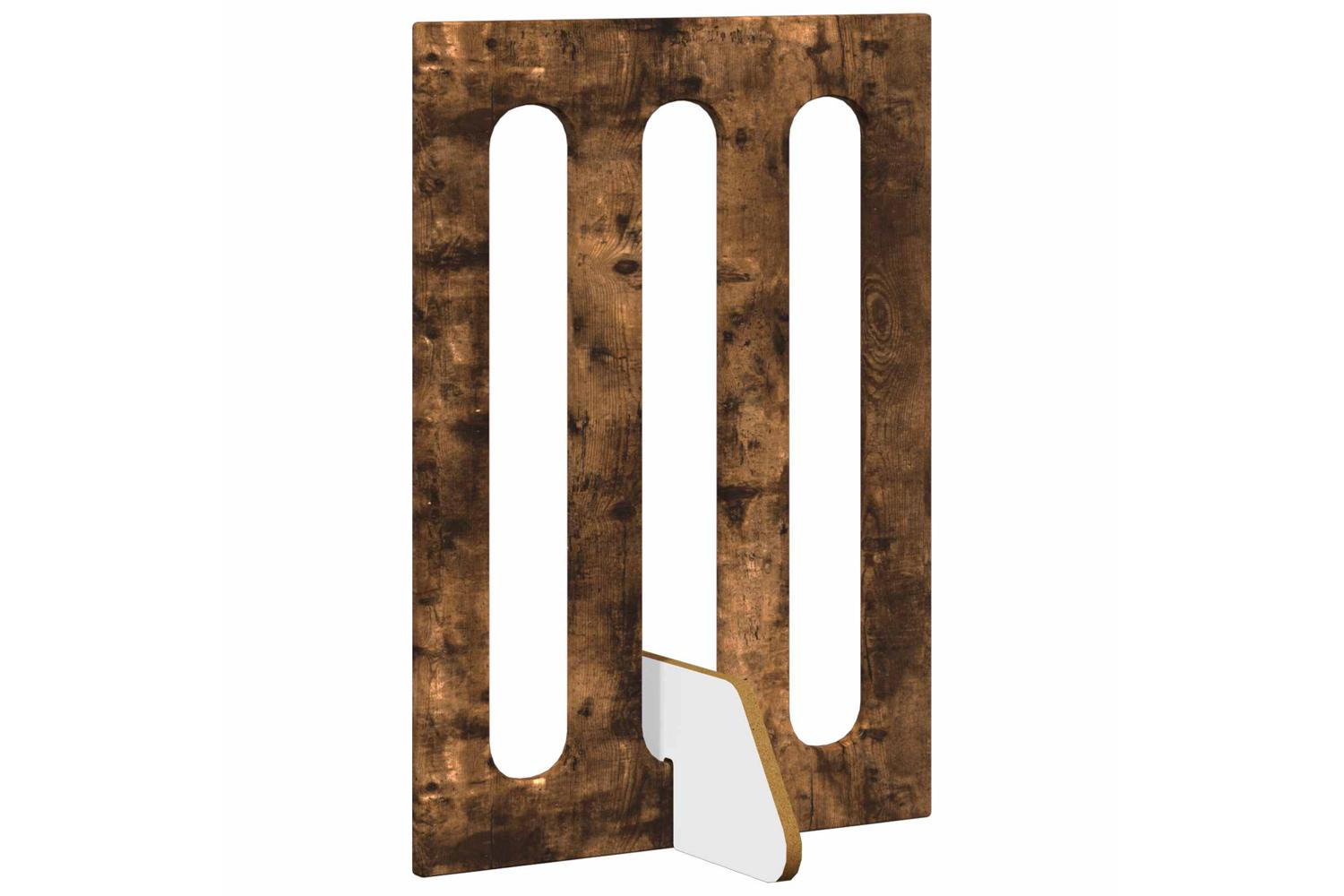 Vidaxl Folding Pet Fence 2 Pcs Smoked Oak 1005 X 38 X 70 Cm-4
