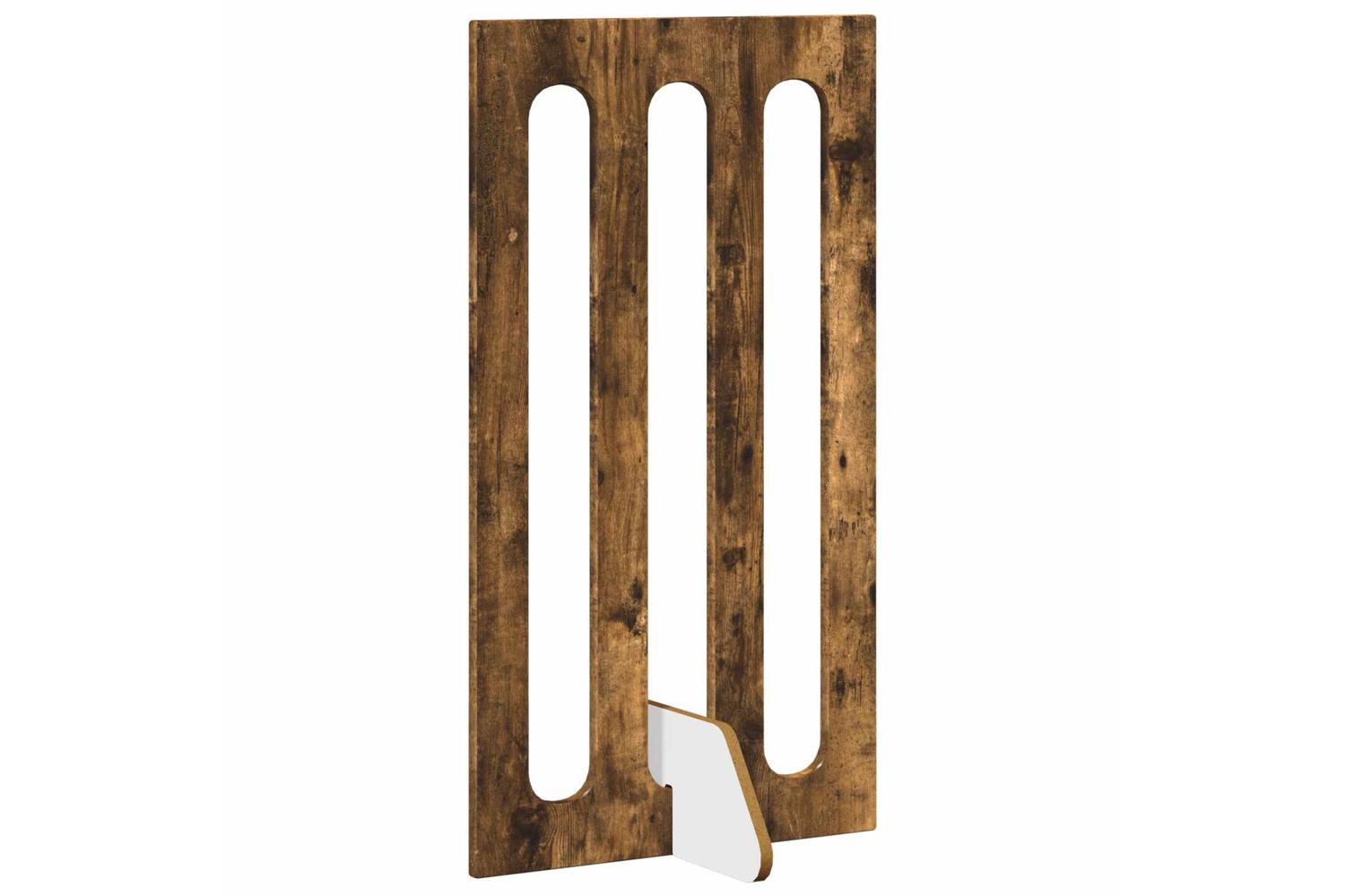 Vidaxl Folding Pet Fence 2 Pcs Smoked Oak 1005 X 38 X 90 Cm-4