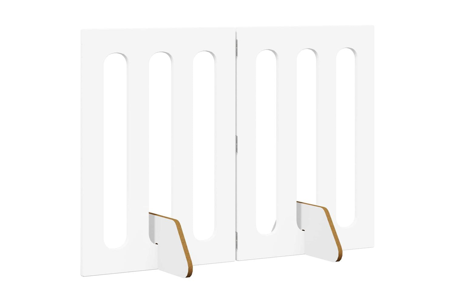 Vidaxl Folding Pet Fence 2 Pcs White 1005 X 38 X 70 Cm-3