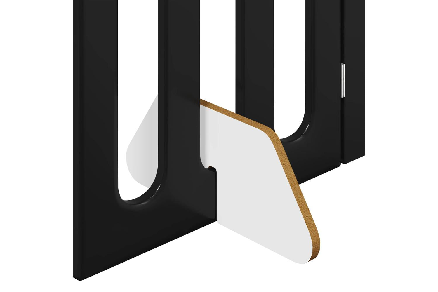 Vidaxl Folding Pet Fence 4 Pcs Black Oak 201 X 38 X 70 Cm-7