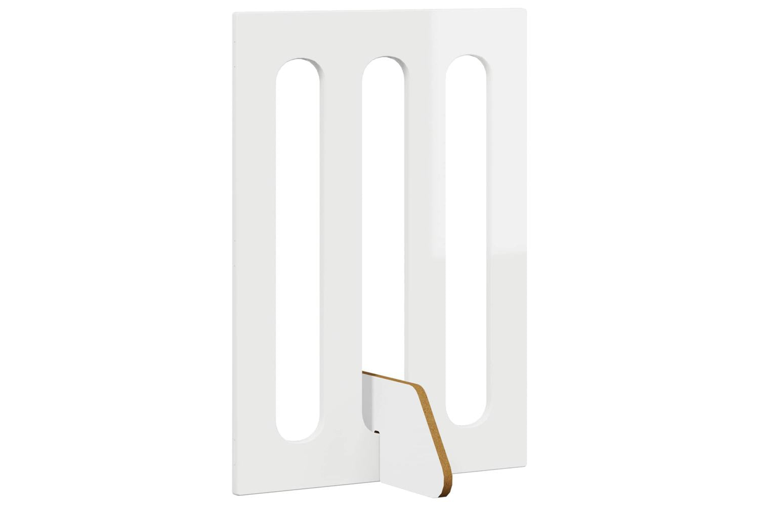 Vidaxl Folding Pet Fence 4 Pcs High Gloss White 201 X 38 X 70 Cm-4