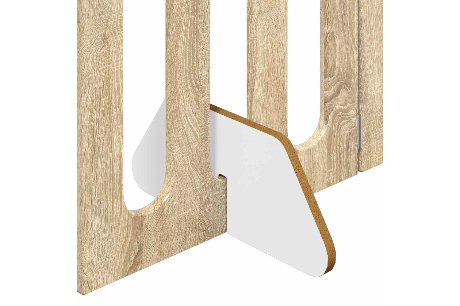 Vidaxl Folding Pet Fence 4 Pcs Sonoma Oak 201 X 38 X 70 Cm-7