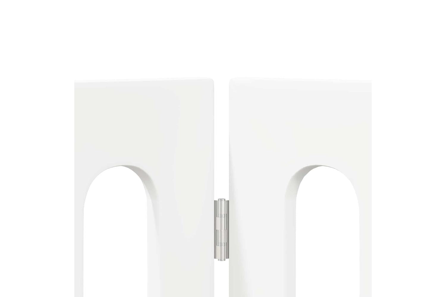 Vidaxl Folding Pet Fence 4 Pcs White 201 X 38 X 90 Cm Engineered Wood-6
