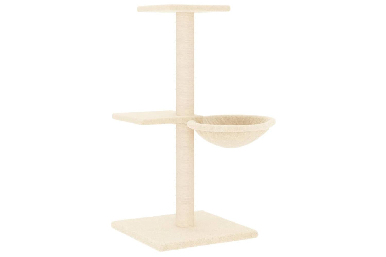 Vidaxl Cat Tree With Sisal Scratching Posts Cream 72 Cm