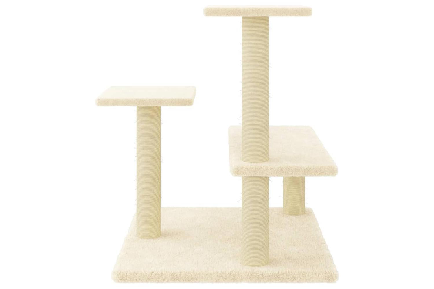 Vidaxl Cat Tree With Sisal Scratching Posts Cream 61 Cm-4