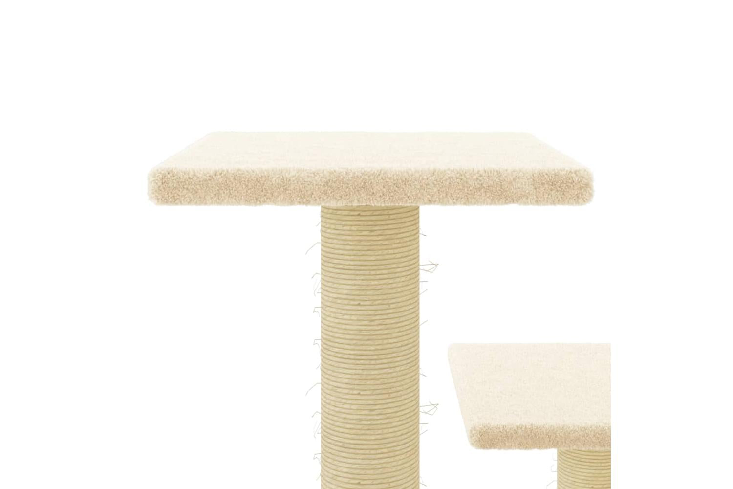 Vidaxl Cat Tree With Sisal Scratching Posts Cream 61 Cm-6