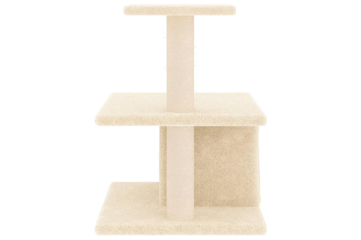Vidaxl Cat Tree With Sisal Scratching Posts Cream 48 Cm-4