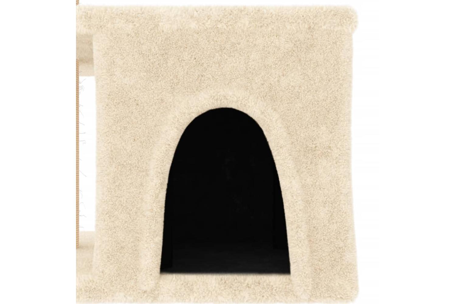 Vidaxl Cat Tree With Sisal Scratching Posts Cream 48 Cm-6