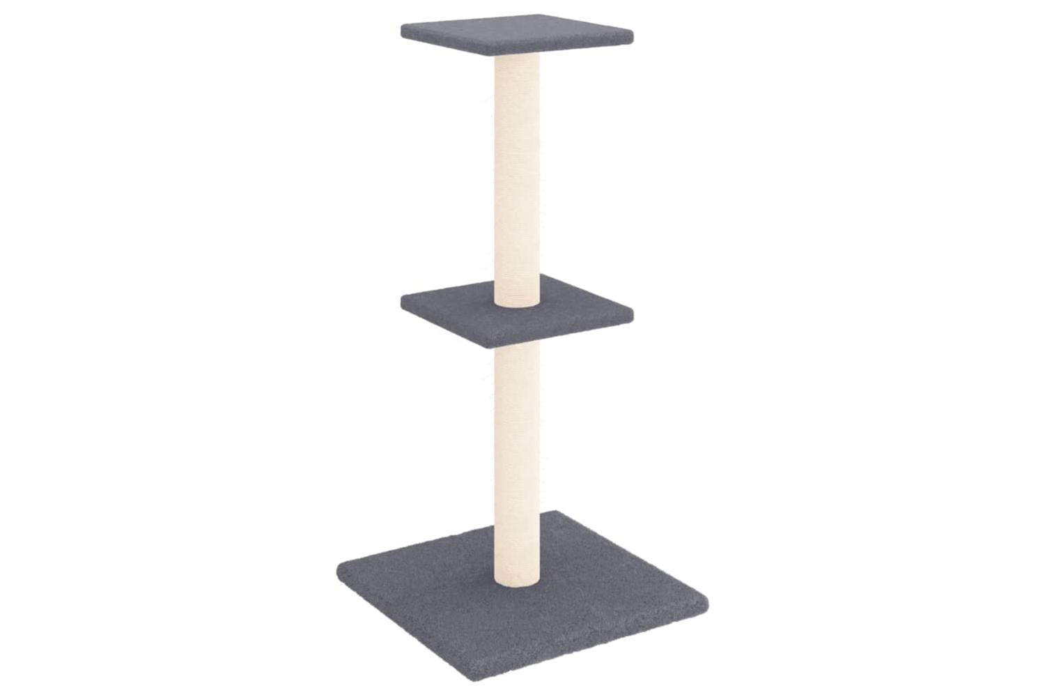 Vidaxl Cat Tree With Sisal Scratching Posts Dark Grey 73 Cm