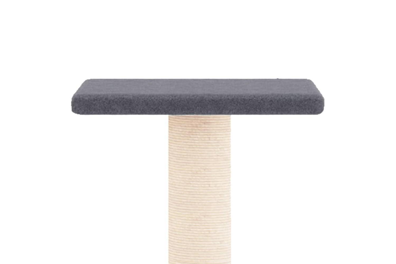 Vidaxl Cat Tree With Sisal Scratching Posts Dark Grey 73 Cm-4