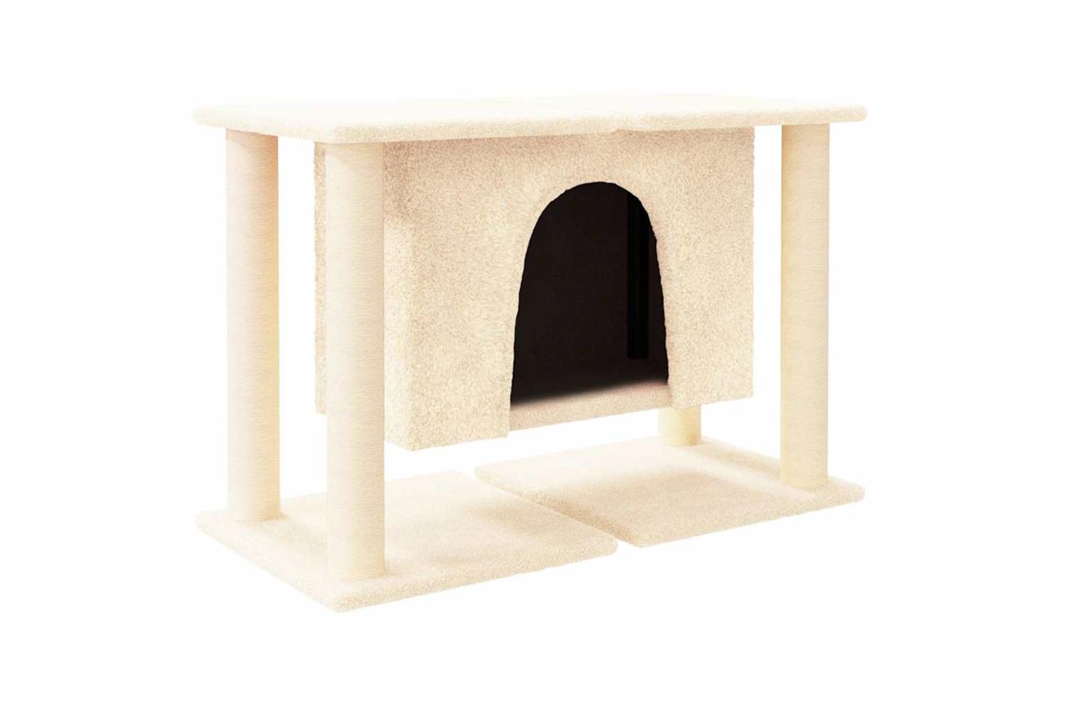 Vidaxl Cat Tree With Sisal Scratching Posts Cream 50 Cm-2