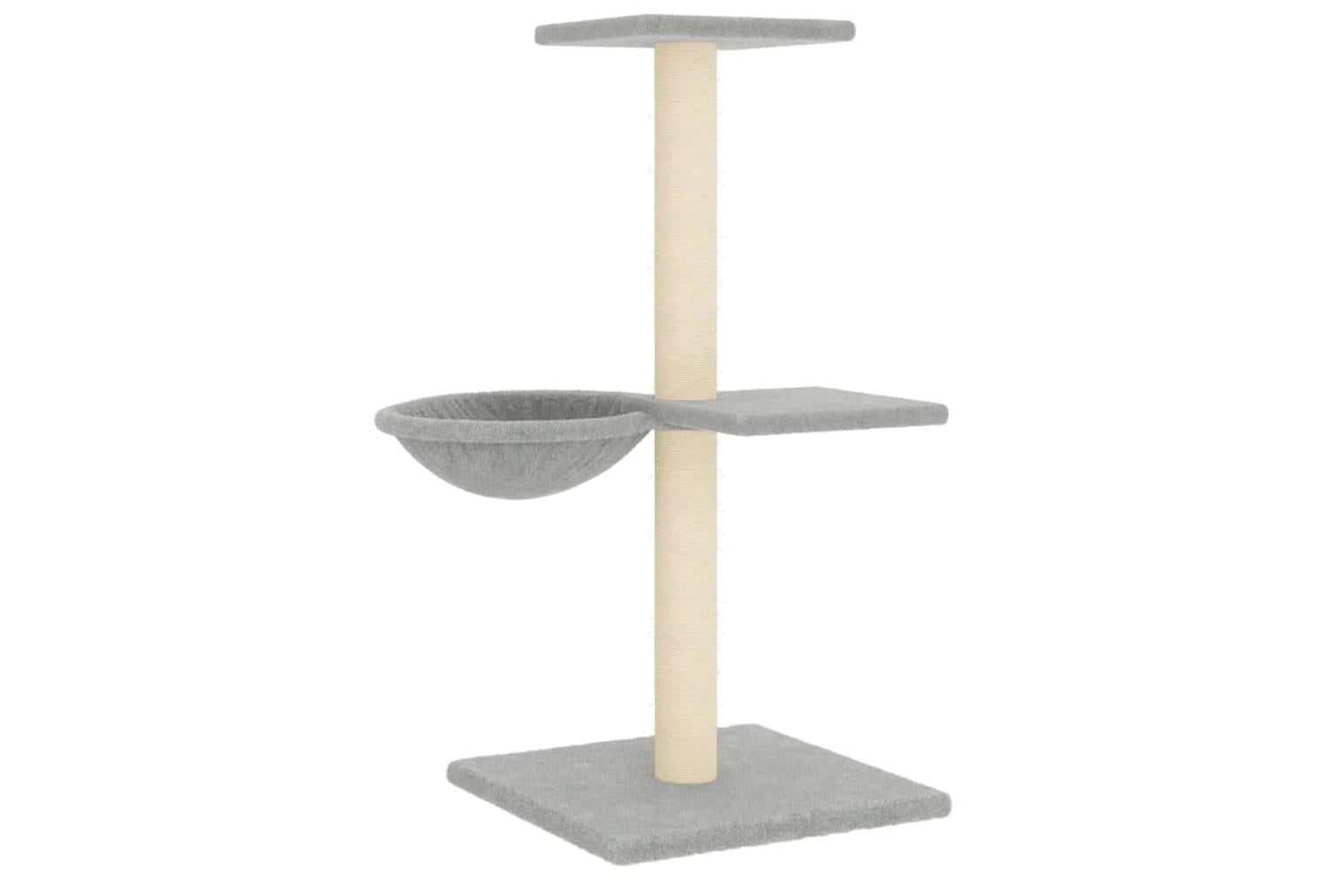 Vidaxl Cat Tree With Sisal Scratching Posts Light Grey 72 Cm-5