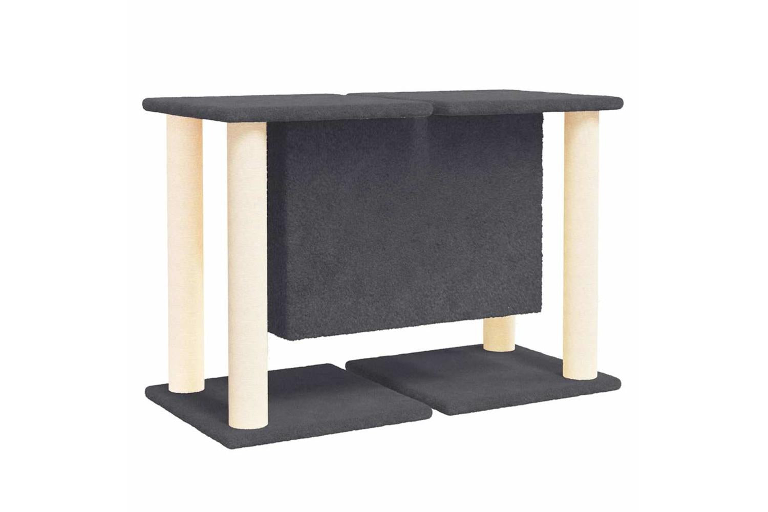 Vidaxl Cat Tree With Sisal Scratching Posts Dark Grey 50 Cm-5