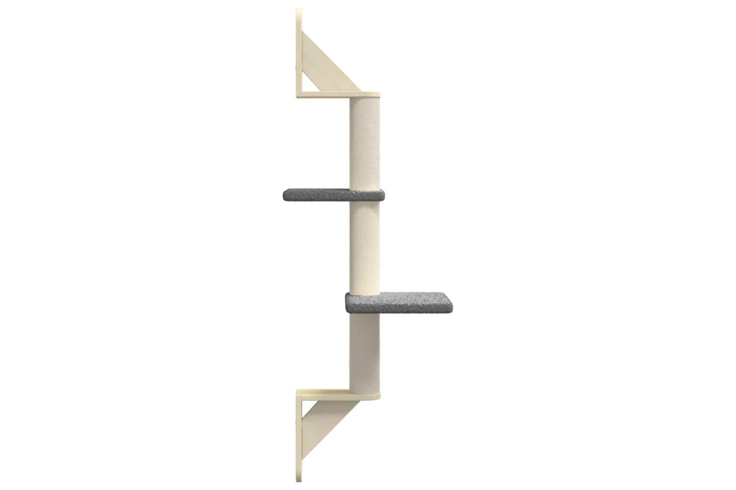 Vidaxl Wall-mounted Cat Tree With Scratching Post Dark Grey 108 Cm-5